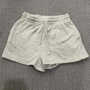 Light grey sweatshorts